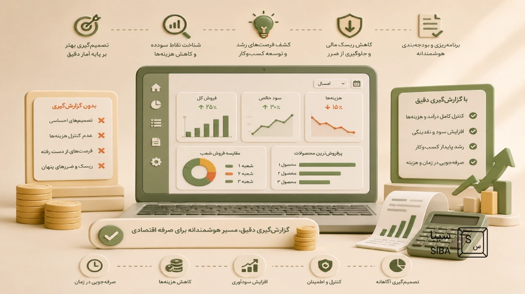 نقش گزارش‌گیری در صرفه اقتصادی نرم‌افزار